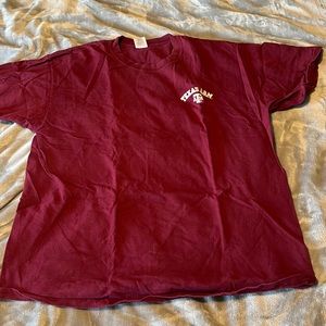 Texas A&M vintage tee - cotton - stitched logo - sz XL